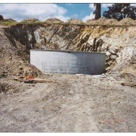 Underground Concrete Water Tanks