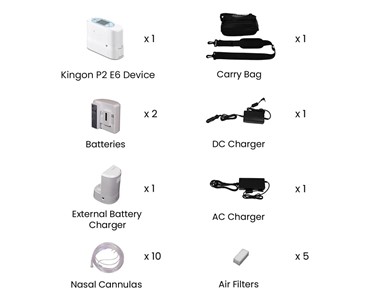 Kingon - Portable Oxygen Concentrator | P2-E6 