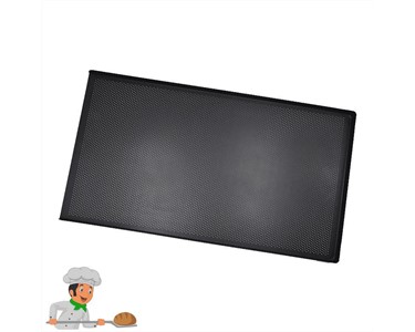 Baking Trays | Perforated 3 Side Tray – 18” Teflon Nonstick Coated