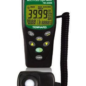 LED & Lux Light Meter up to 400,000 lux | TM-209M 
