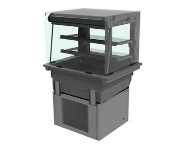 Refrigerated Display Low Level 2 Shelf Square Glass Closed Front