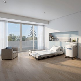 Floorline Acute Bed | Aidacare FL250 – low height for falls risk