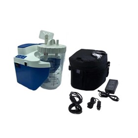 VacuAide QSU Portable Aspirator Pump for External Catheters