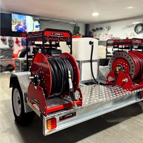 GX690 Single High Pressure Washer Trailer Package
