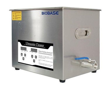 Biobase - 10L ultrasonic cleaning bath with heating and drain | BK-240D