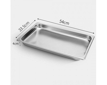 Baking Trays | GN Pan 1/1 GN Pan 40 Mm Deep Stainless Steel Tray