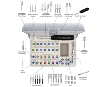 Dental Implant Kits | COMPLETE [3P] [EV] [SL] SURGICAL KIT