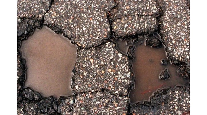 Freeway pothole repair made simple with permanent bagged asphalt