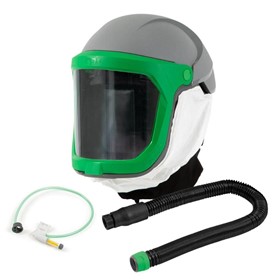 Z-Link Respirator c/w Safety Lens. Tychem 2000 Face Seal.