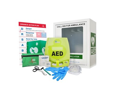 ZOLL - AED Plus Defibrillator Indoor Cabinet Bundle