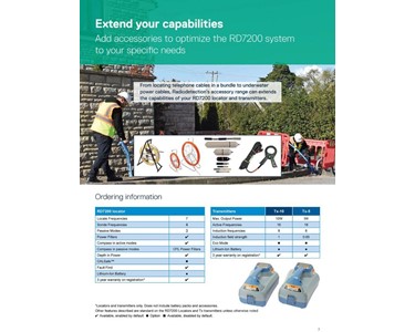 Radiodetection - Precision Cable & Pipe Locator | RD7200