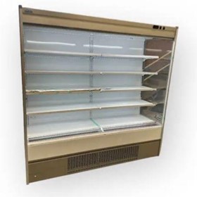 Open Display Fridge for Supermarket – White/Grey 1935mm