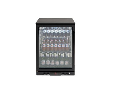 Euro Appliances - EA60WFBL Black 1 Glass Door Beverage Cooler 
