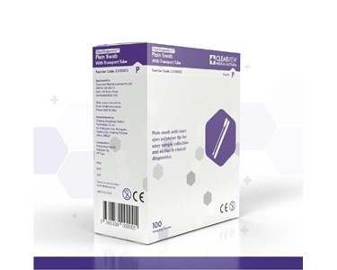 Clearview Medical Australia - Plain Swabs with Transfer Tubes