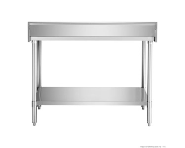 Stainless Steel Workbench with Splashback 1000mm Wide 