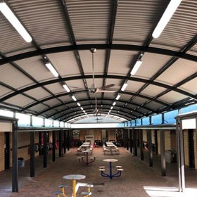 Commercial Umbrellas | Hard Roof structures