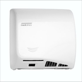 Hand Dryer | Speedflow hand dryer, high speed, fast dry. White steel.