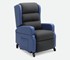 Aspire - ALTITUDE Single Action Recliner - Black/Blue