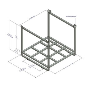 Steel Pallet Cage | 90-C A101-C