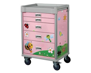 Select Patient Care - Paediatric Cart | Themed Decal Sets for Youth Hospital Carts
