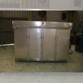 Custom Fabricated Stainless Steel Cabinets & Workbenches