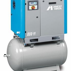 Eco Series 4 Kw Belt Driven Tank Screw Mounted Compressor