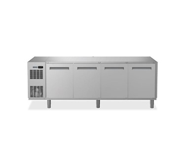 Electrolux Professional - Underbench Refrigerator | 4 Door Stainless Steel 327L | EJ4H7AAAA
