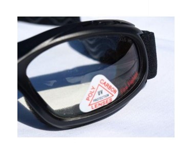 Slim Line Fire Fighter Anti-Fog Safety Goggles
