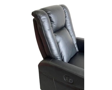 Kiana Black Leather Lift Recliner Chair