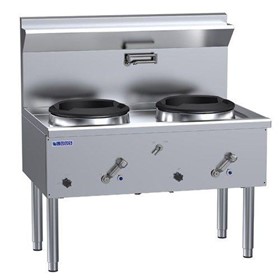 Gas Waterless Wok 2 Chimney 1200x800x1300mm| WZ-2C