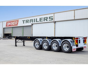 Barker Trailers - Retractable Skeletal Trailer