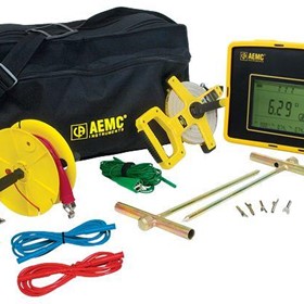 Digital 2-Pole & 3-Pole Ground Resistance Tester 150-ft Kit | 6424