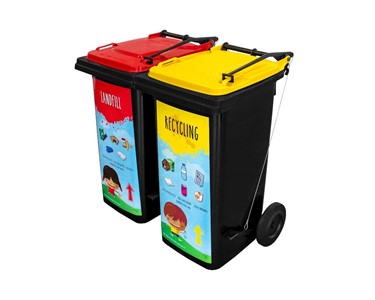 Step-On Wheelie Recycling Bins