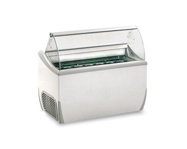 Framec - J7 Curved glass gelato display 7 or 9 x 5 trays