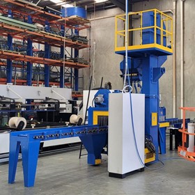 Blast Cleaning machine with Dust Collector - Blastech Model 4-TR330-D