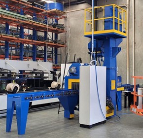 Blast Cleaning machine with Dust Collector - Blastech Model 4-TR330-D