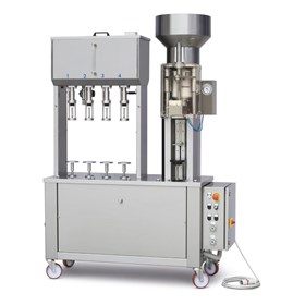 Semi automatic Monoblock Gravity Filler (4 valves)