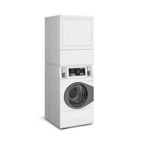 Ipso 10kg Coin Operated Stacked Washer / Dryer (Ipso CS10C)