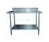 Mixrite - Stainless Steel Work Bench 600 W x 600 D with 150mm Splashback