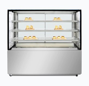 4 Tier Hot Food Display 1500mm - FD4T1500H