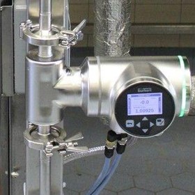 Density and mass flow measurement with the Type 8098 FLOWave multiparameter measuring device