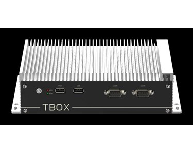 CyberVisuell - Industrial Intel Celeron J1900 fan-less Box PC TBOX-12310