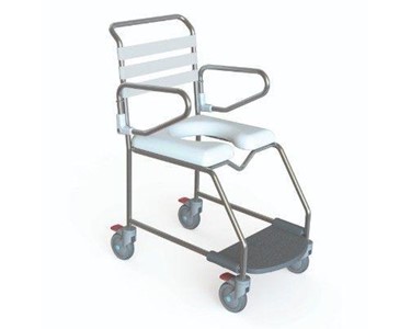 K Care - Mobile Shower Commode | Weight Bearing Footplate KA113S