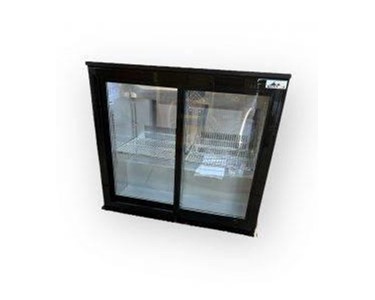 Bar Fridge with Triple Sliding Doors