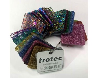 Trotec Laser Engraving Materials | TroGlitter | Acrylic