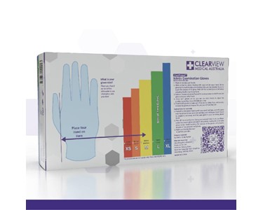 Clearview Medical Australia - Nitrile Gloves Blue -  Large