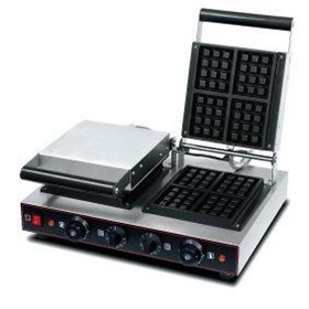 Electric Double Square Plate Waffle Maker