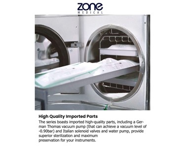 Hatmed - Autoclave Steriliser | 10 Litre Fast Atom A50B HAM10PD