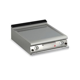 2 Burner Gas Fry Top With Smooth Mild Steel Plate | Q70FT/G800