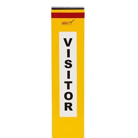 ''Visitor'' Sticker - For Rectangle Parking Bollard | Bparking-R-VS